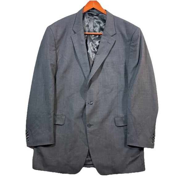 Jos. A. Bank Other - Jos. A Bank Mens 50XL Black 100% Wool Blazer Sport Coat 2 Button Big Tall